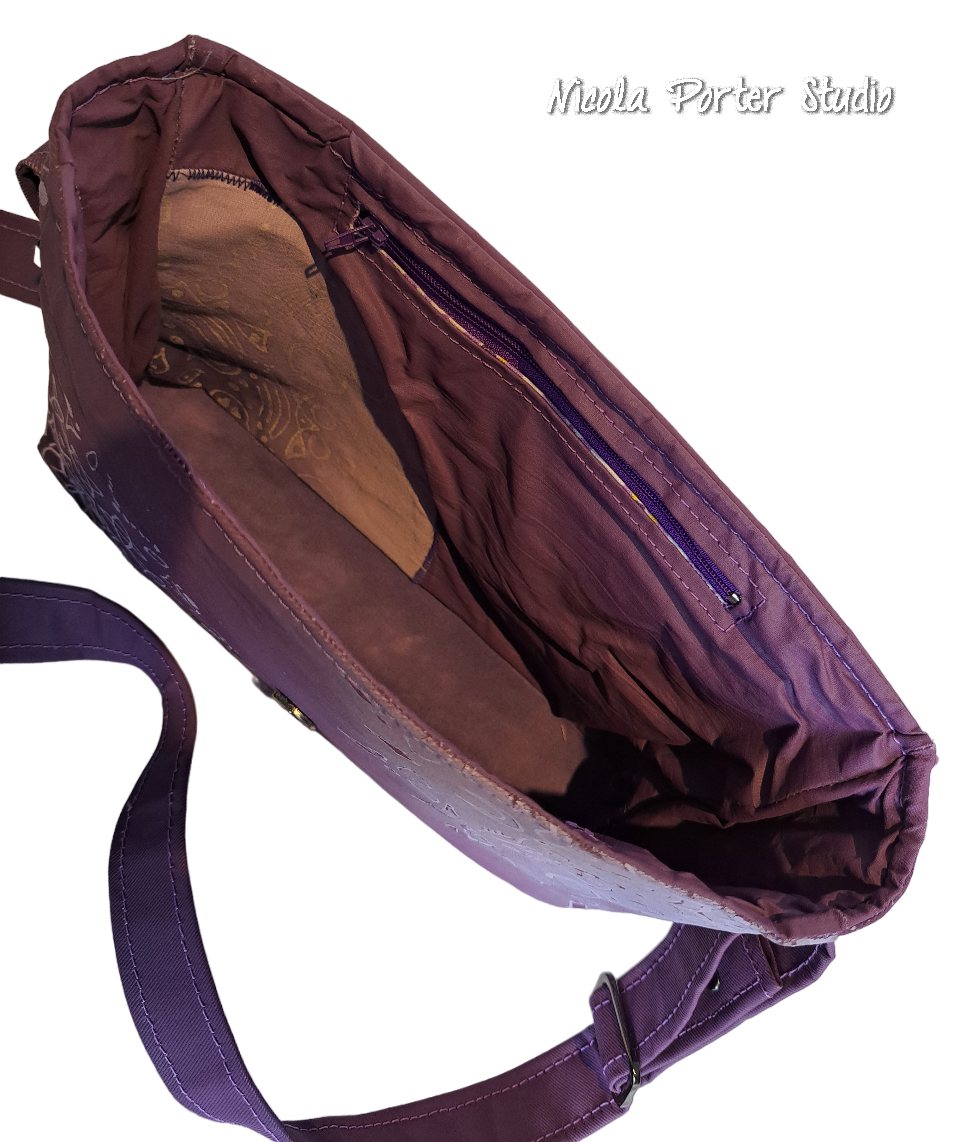 Ella D - Hand-painted crossbody bag