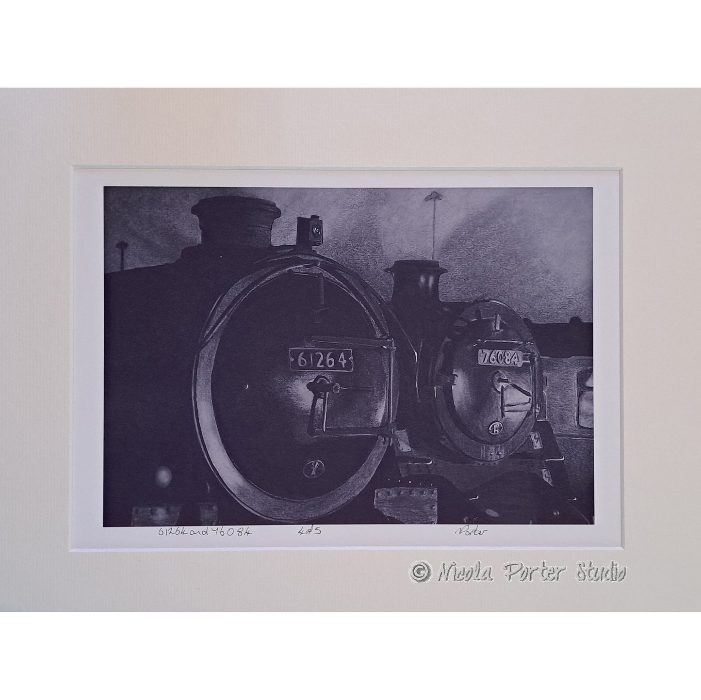 61264 & 76084 Locomotives - Art Print