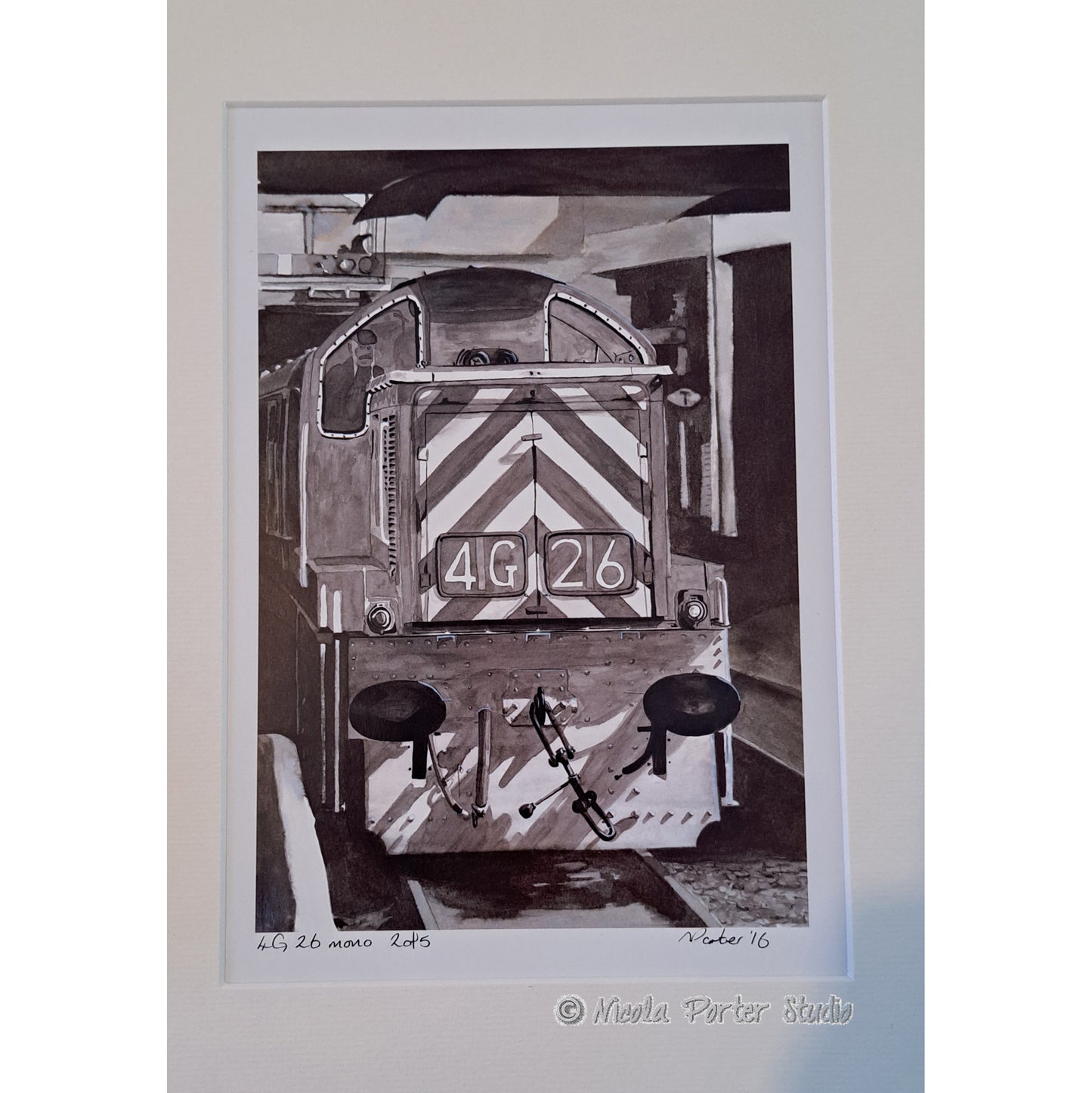 4G-26 Mono - Limited Edition Print