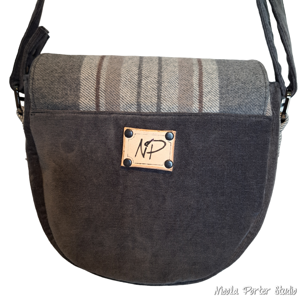 Acacia Dark Grey Crossbody Bag