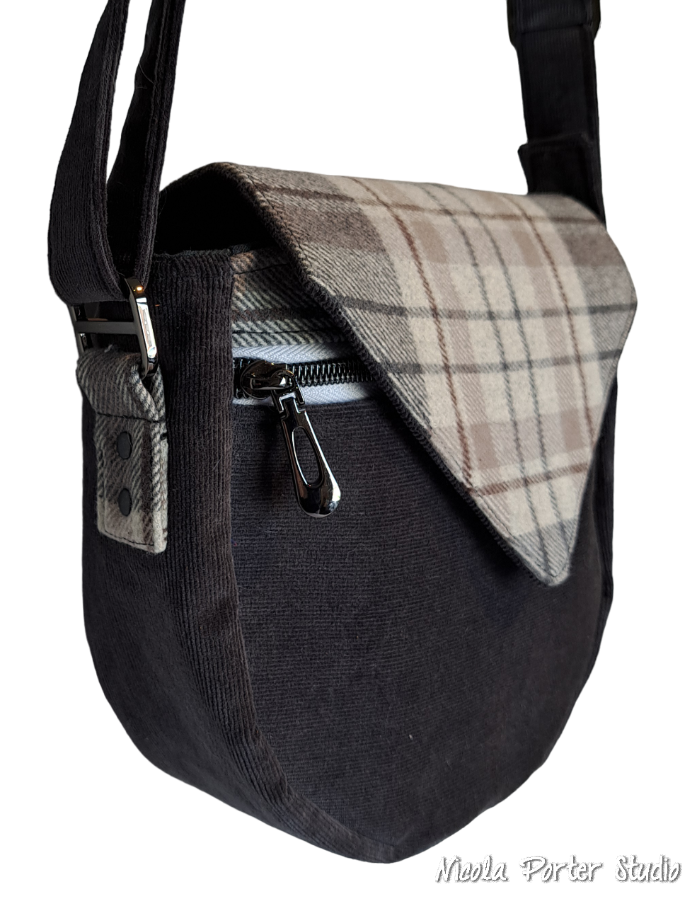 Acacia Dark Grey Crossbody Bag