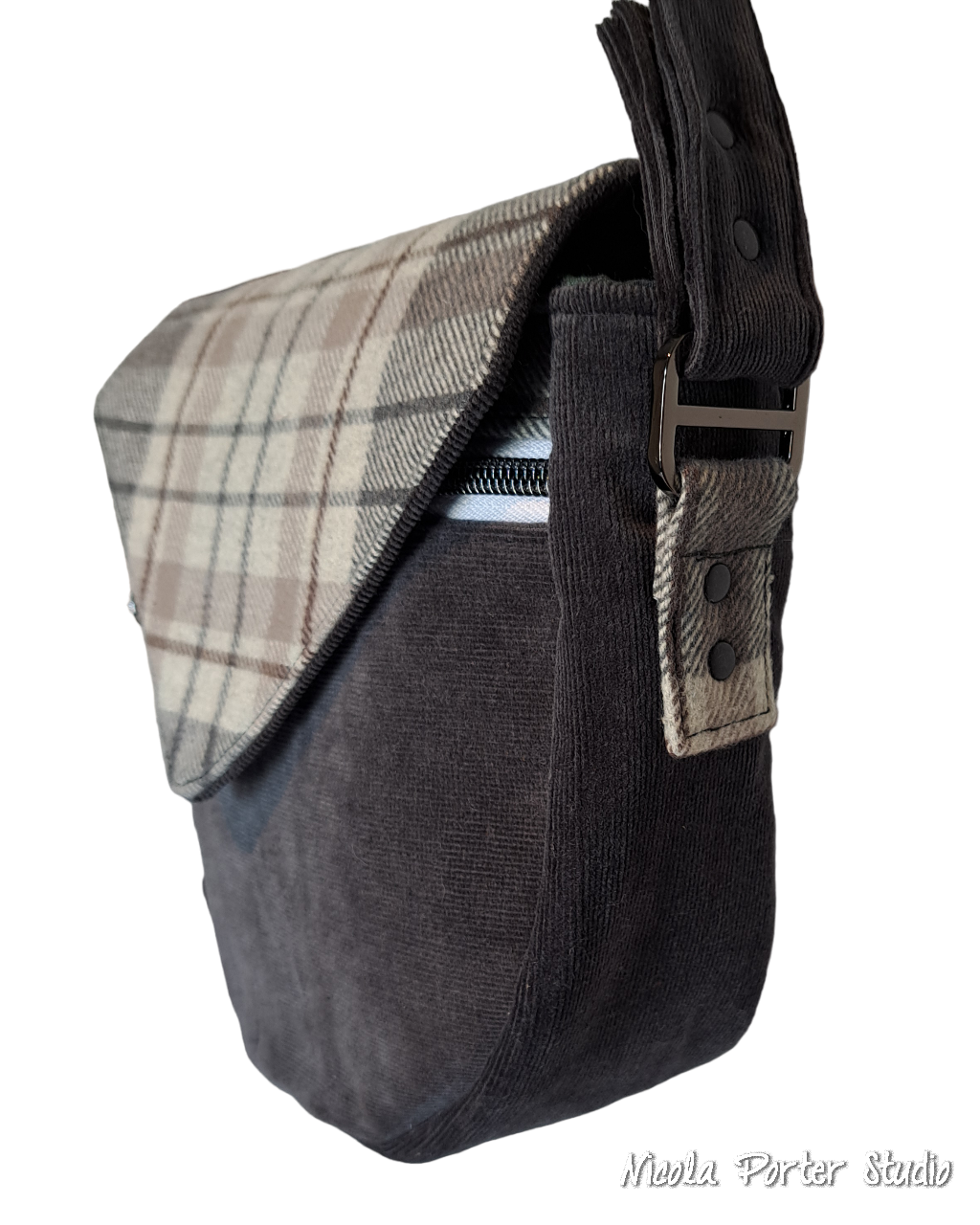 Acacia Dark Grey Crossbody Bag