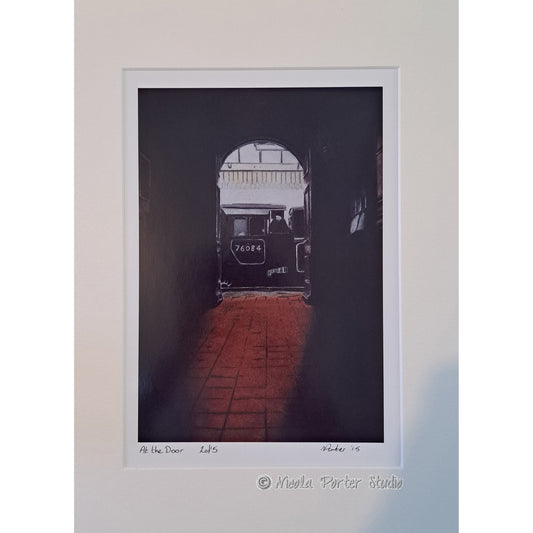 At the Door - Limited Edition Print