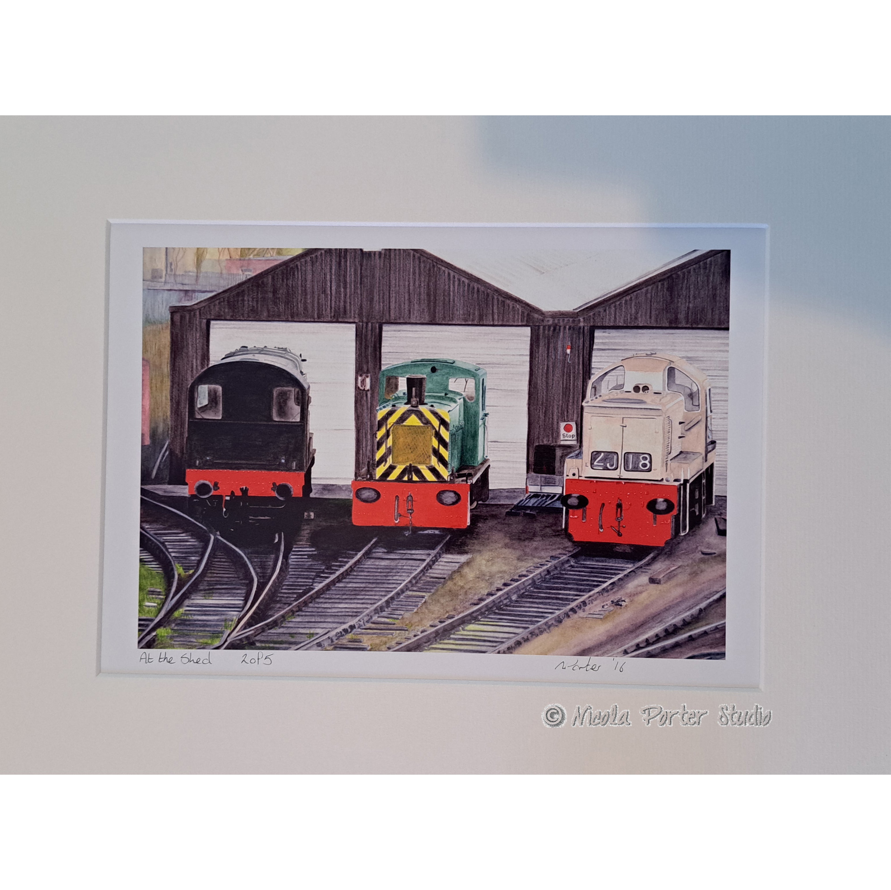 At the Shed - Limited Edition Print – Nicola Porter Studio