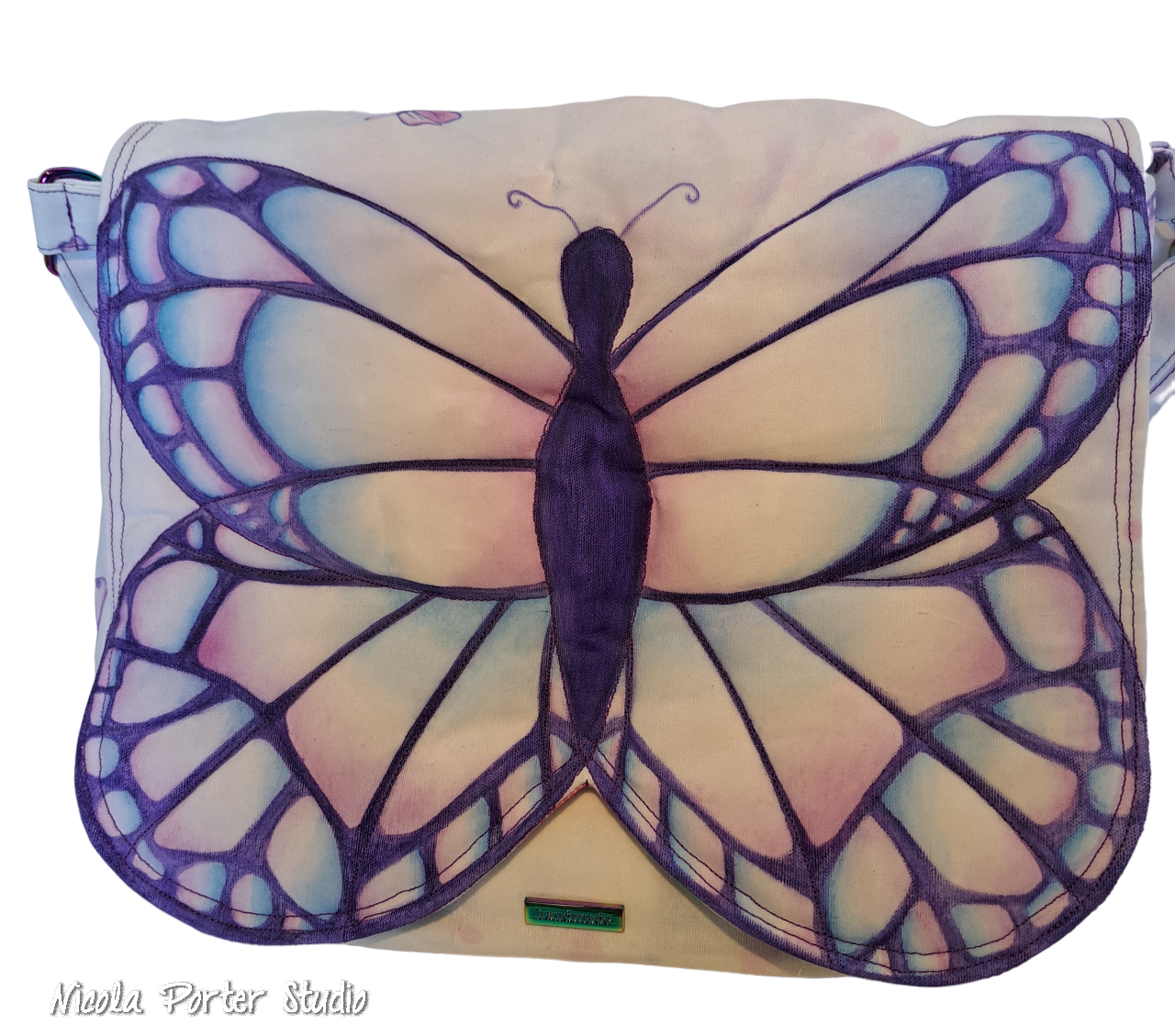 Butterfly Messenger Bag