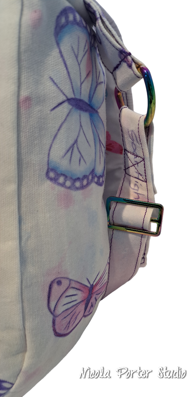 Butterfly Messenger Bag