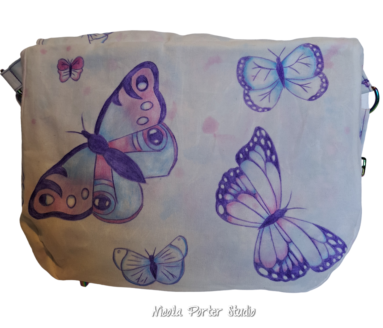 Butterfly Messenger Bag