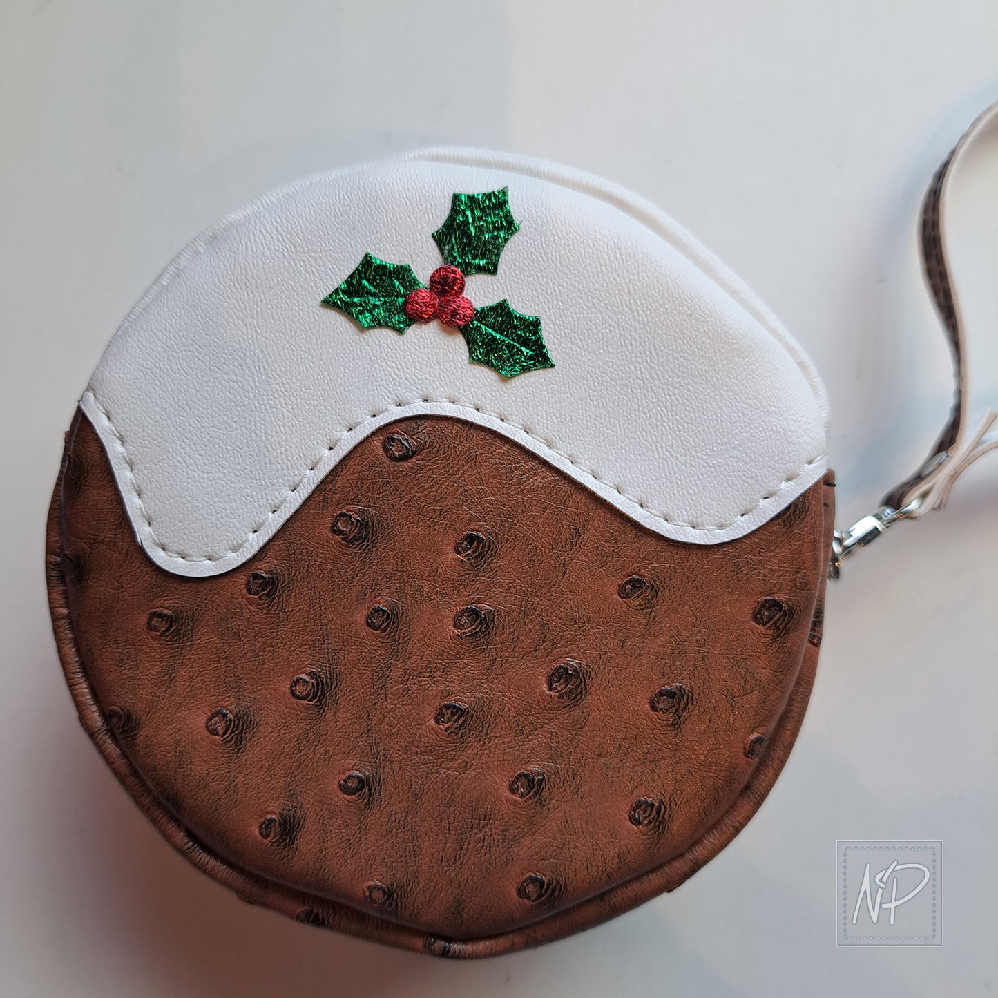 Christmas Pudding Wristlet