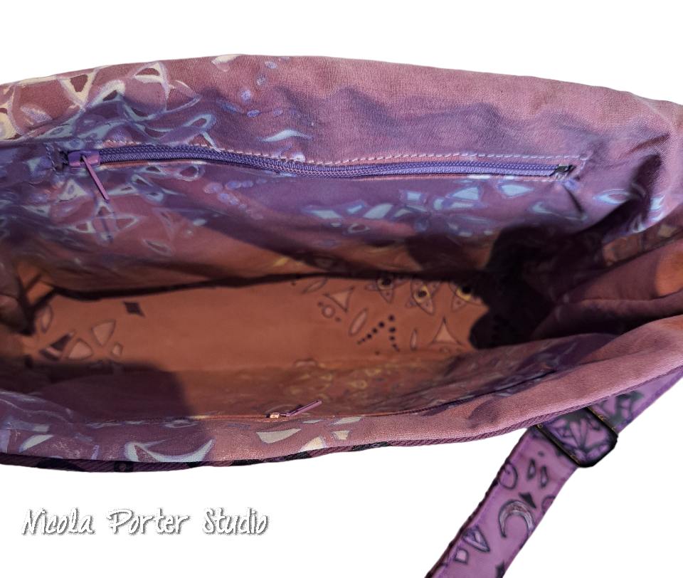 Elle - Hand-painted crossbody bag