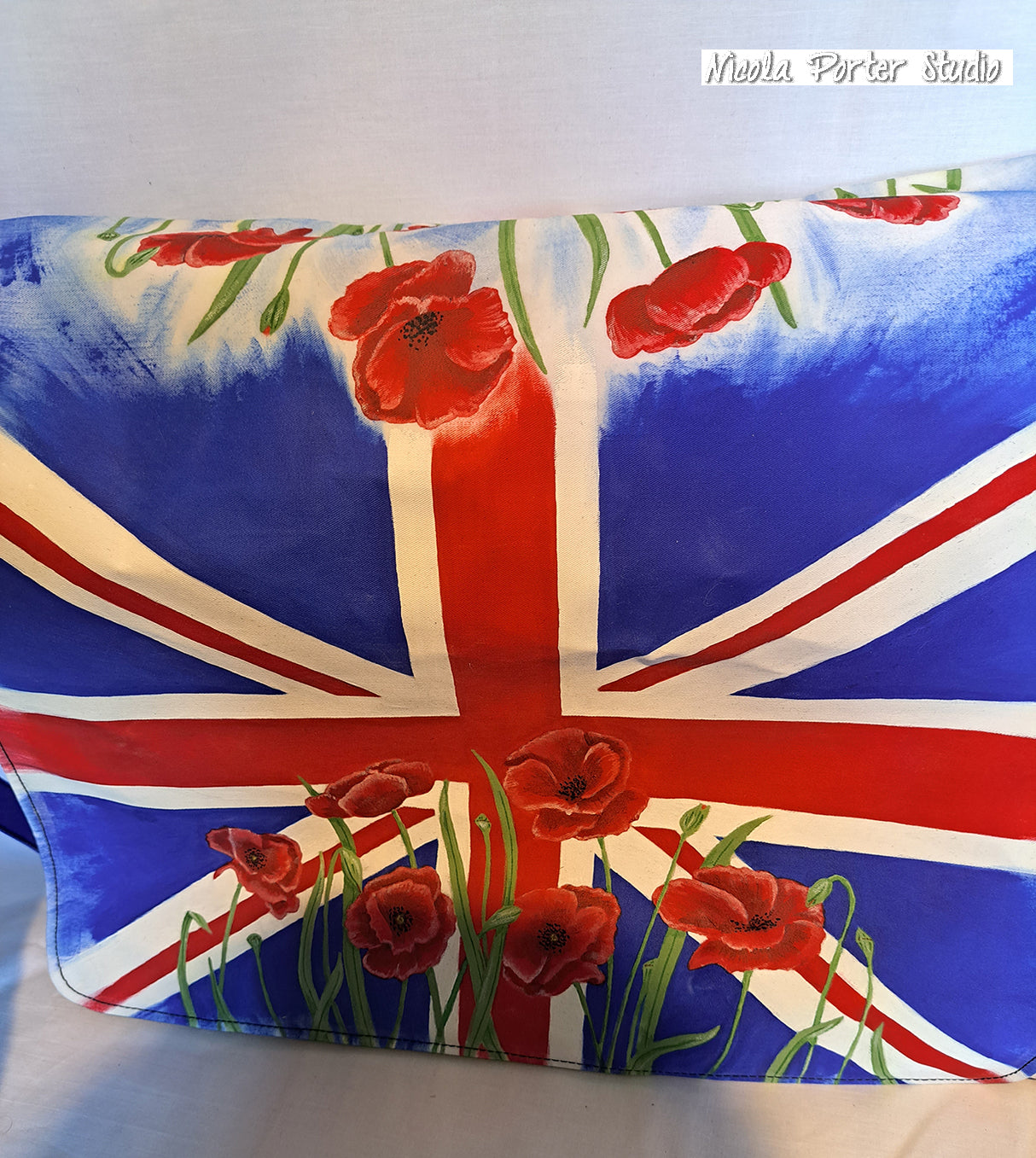 Extra Large Union Poppy Messenger Bag