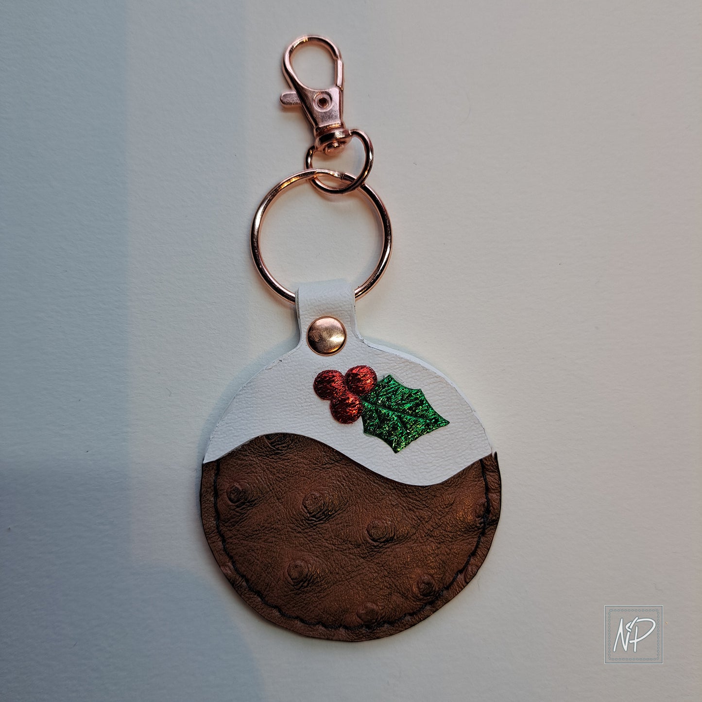 Christmas Pudding Key Rings