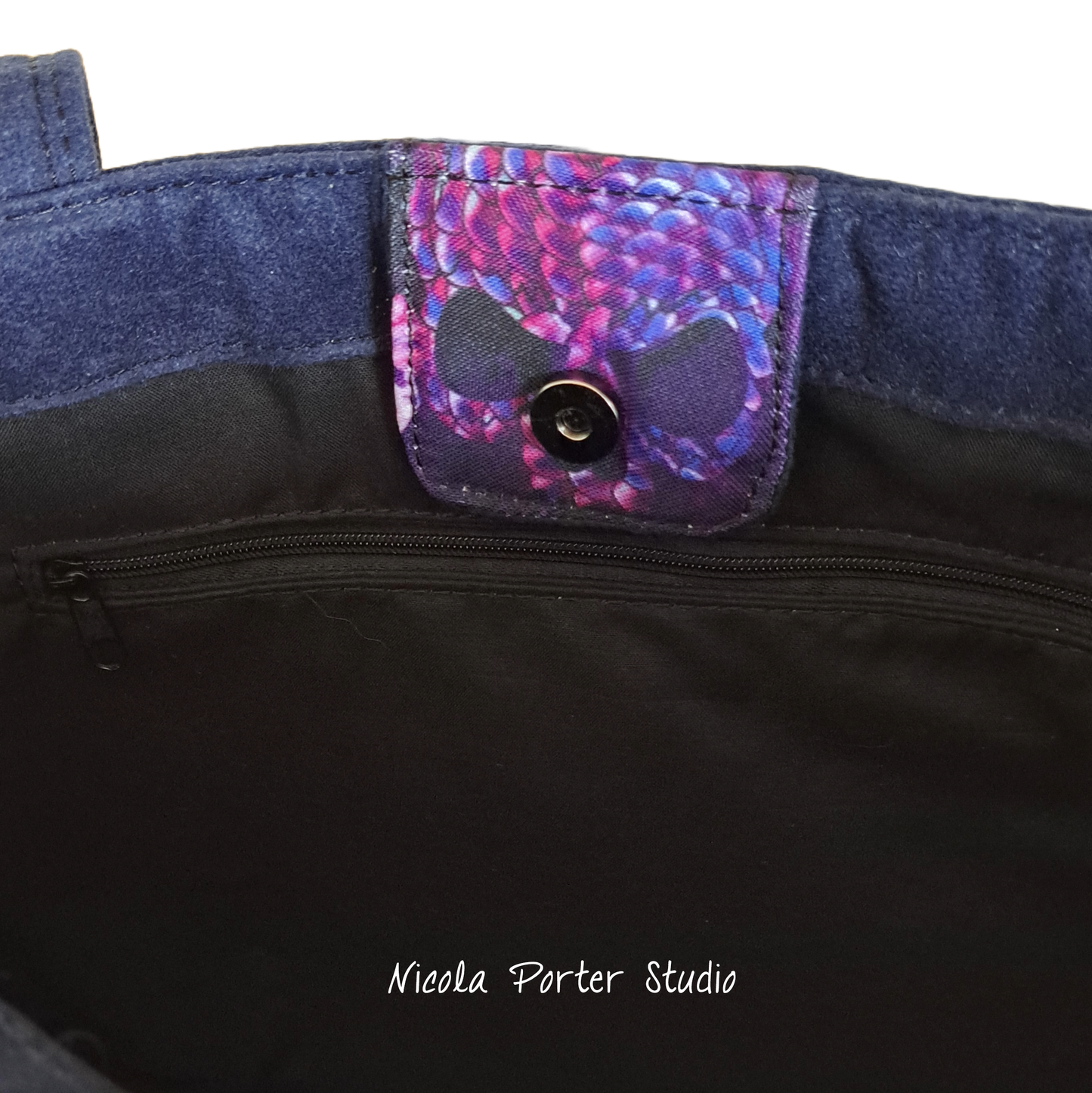 Large Skull Tote Bag