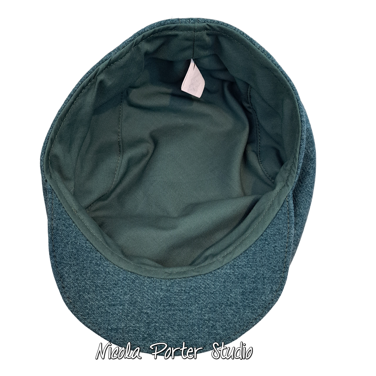 Handmade Green Flat Cap (58cm)