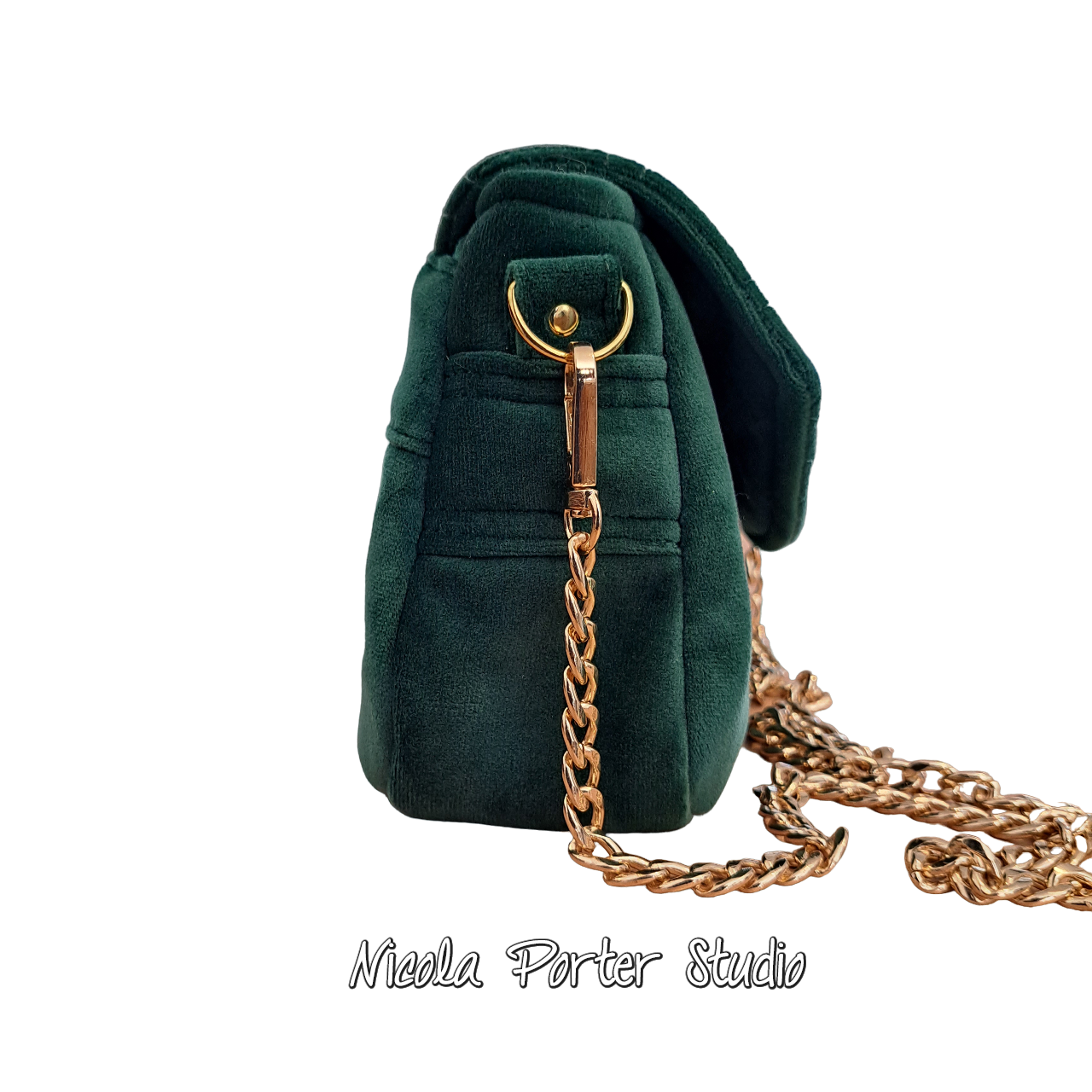 Makayla - Emerald Green Evening Bag