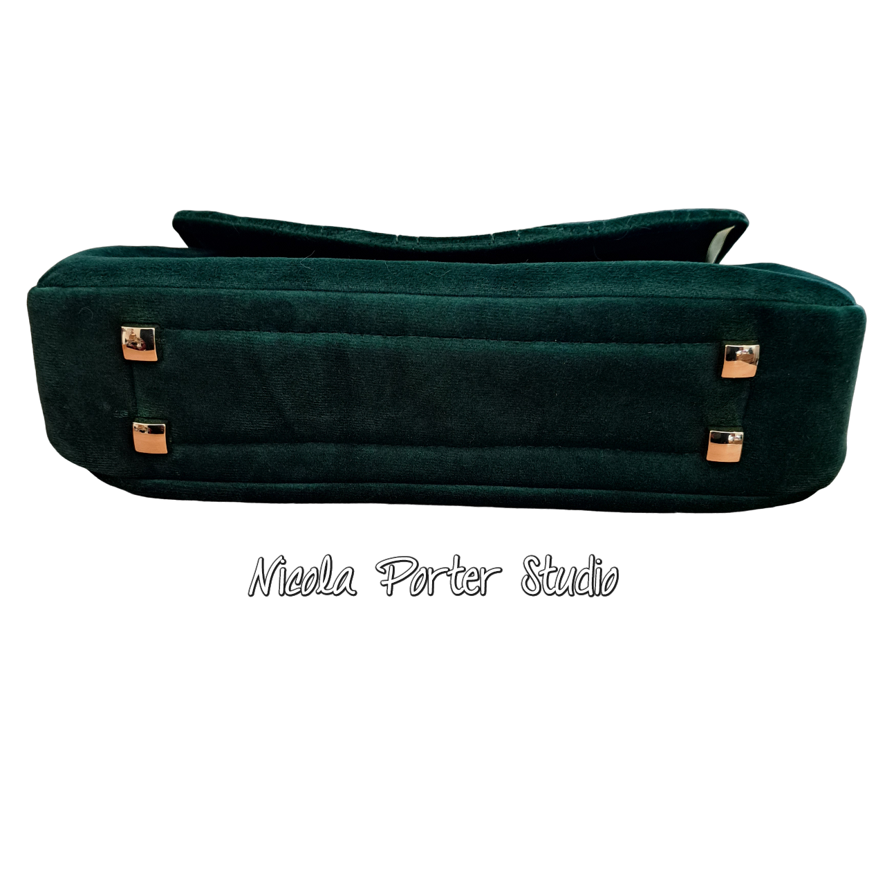 Makayla - Emerald Green Evening Bag