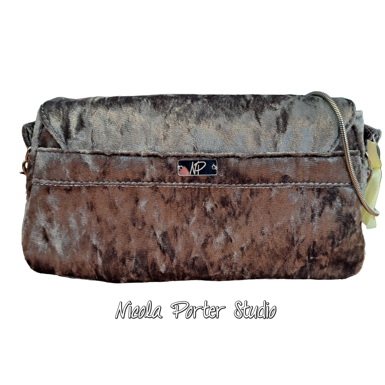 Mini Makayla - Silver evening bag