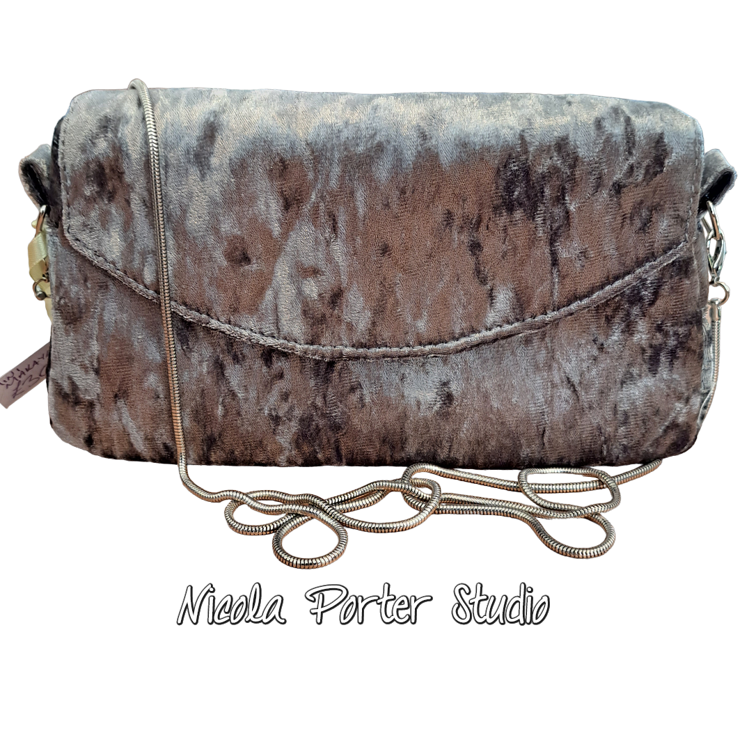 Mini Makayla - Silver evening bag